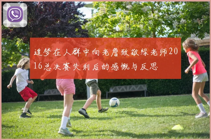 追梦在人群中向老詹致敬绿老师2016总决赛失利后的感慨与反思